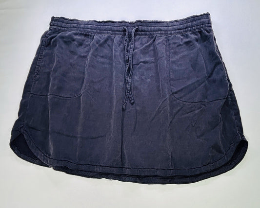 Sonoma Charcoal Gray Pull On Skirt Women's 2X Lyocell Rayon Drawstring