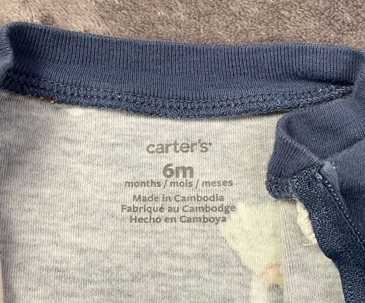 🦖 Carter's Dinosaur Dual-Zip Sleeper (6 Months)