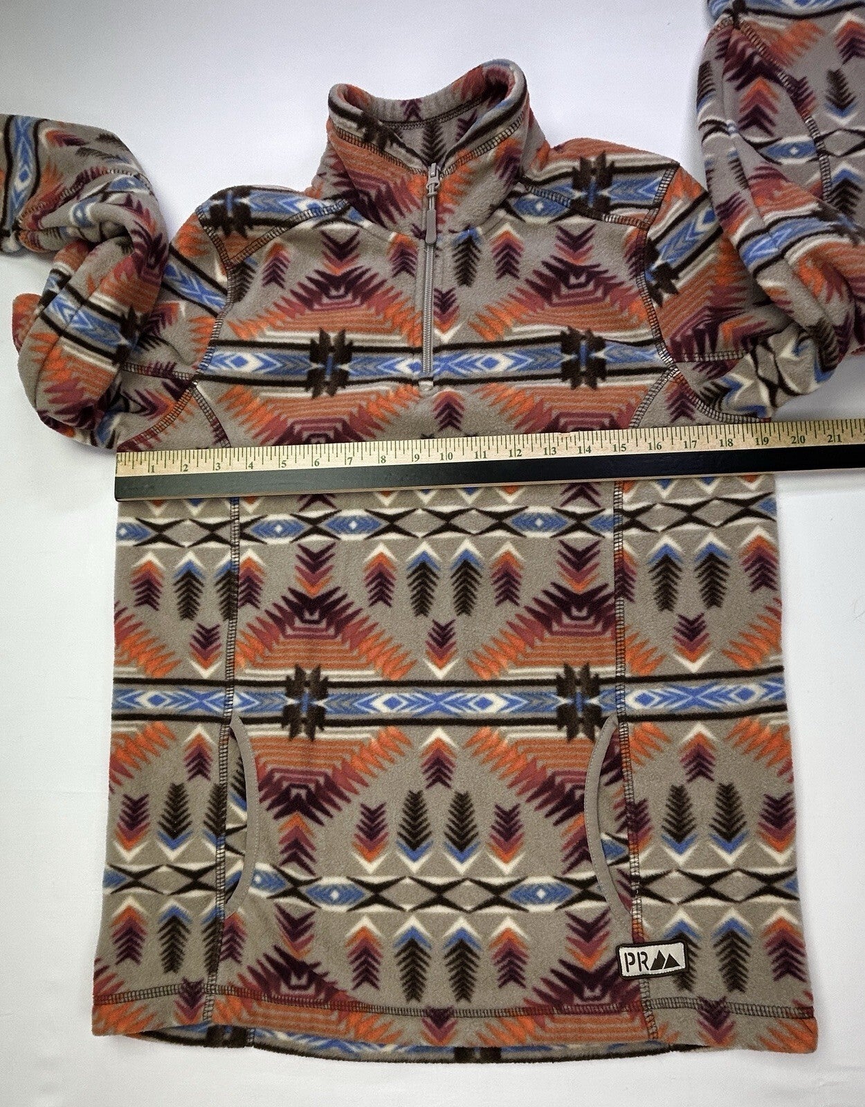 Powder River Outfitters Panhandle XL Western Aztec Southwest Fleece Pullover