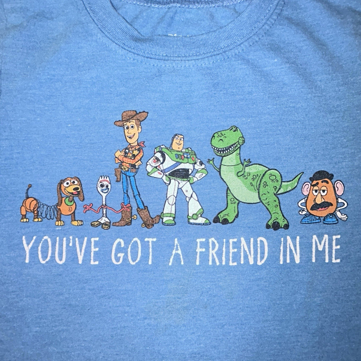 Disney Pixar Toy Story You’ve Got A Friend In Me Blue T-Shirt Toddler 4T
