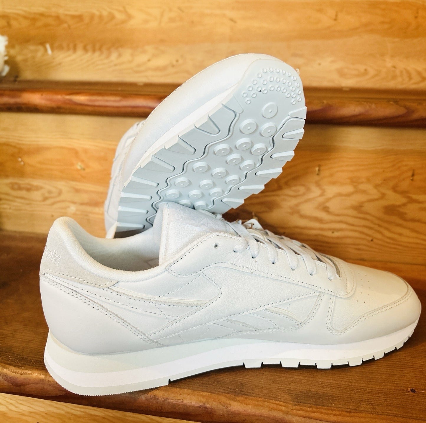 Reebok Classic Leather Men's Size 13 White Sneakers New With Box Casual Shoes