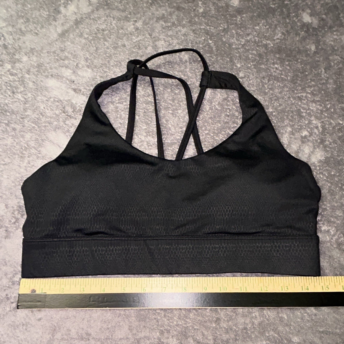ZYIA Active Sports Bra Womens XXL Black Animal Print Athletic Workout