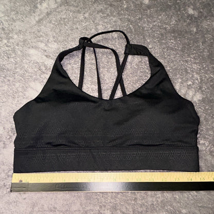 ZYIA Active Sports Bra Womens XXL Black Animal Print Athletic Workout