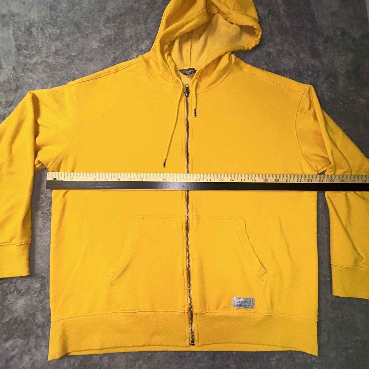 Eddie Bauer Cozy Camp Full Zip Hoodie Women’s Lg Mustard Yellow Stretch Fleece