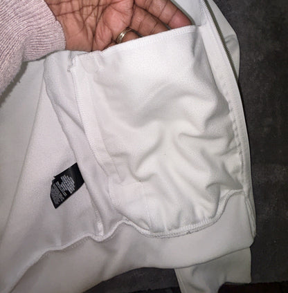 Kenneth Cole New York Mens Medium White Full Zip Athletic Jacket