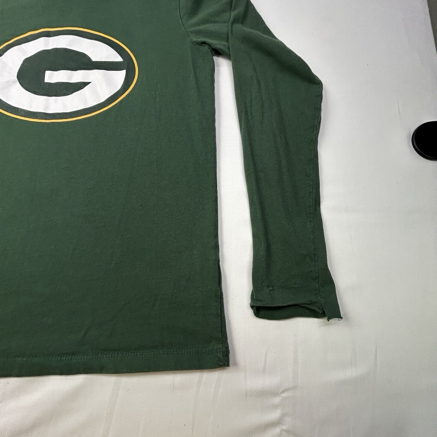Green Bay Packers Youth Long Sleeve Shirt NFL Team Apparel Green Size 10-12 M