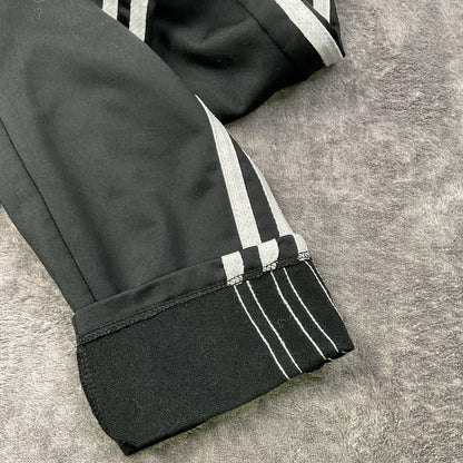 Adidas Boys Black Track Pants Youth M 10/12 3 Stripe Athletic Joggers Pockets