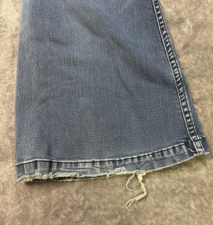 Free People Jeans W26 Frayed Hem Blue
