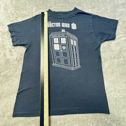 Doctor Who TARDIS T Shirt XS 2009 BBC Ripple Junction Black Graphic Tee