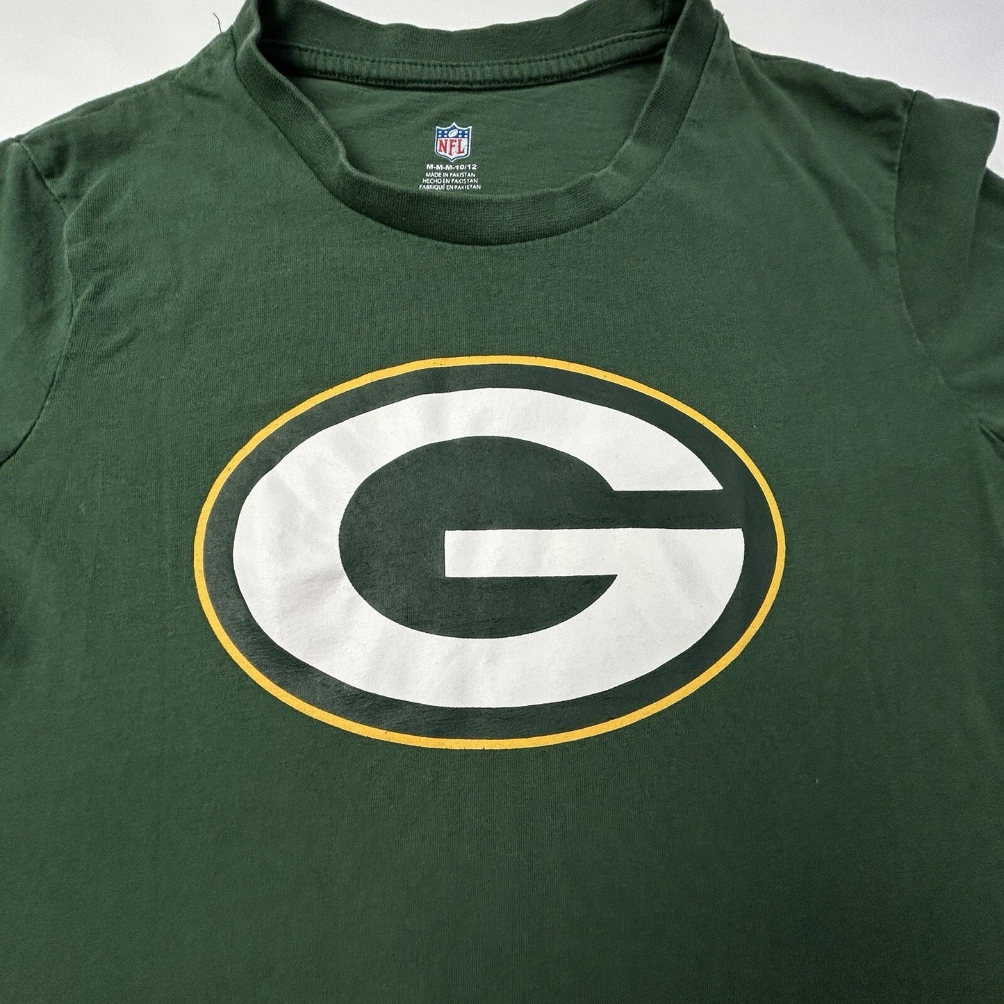 Green Bay Packers Youth Long Sleeve Shirt NFL Team Apparel Green Size 10-12 M