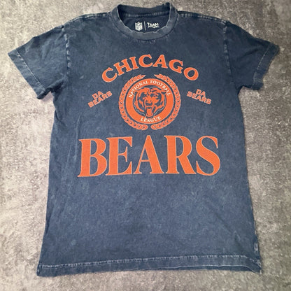 Chicago Bears Da Bears T-Shirt Men's Small Distressed Graphic NFL Football Small
