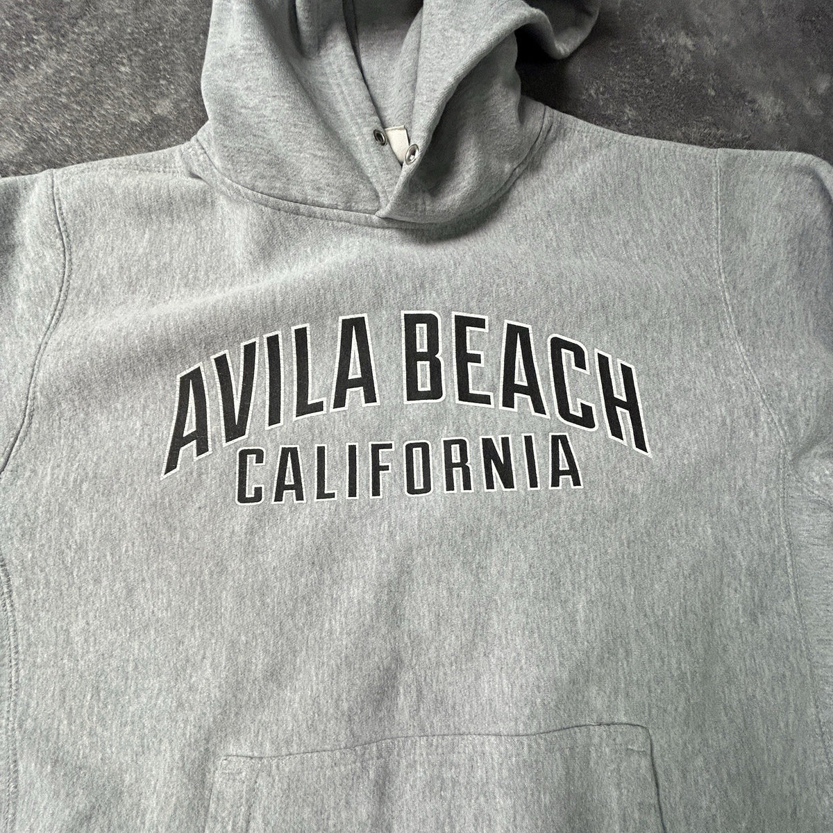 VTG MV Sport Pro-Weave Avila Beach California Gray Hoodie Size Small