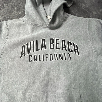 VTG MV Sport Pro-Weave Avila Beach California Gray Hoodie Size Small