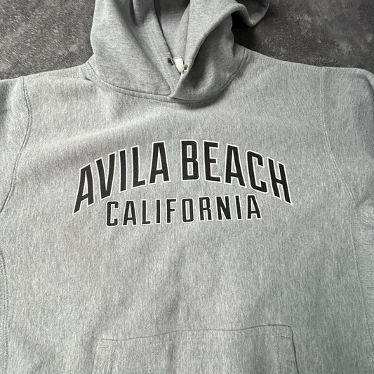 VTG MV Sport Pro-Weave Avila Beach California Gray Hoodie Size Small