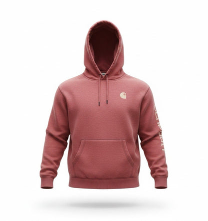 Carhartt Relaxed Fit Hoodie XXL 2XL Pink Rose Dust Pullover Hooded Sweatshirt