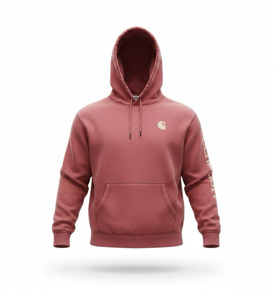 Carhartt Relaxed Fit Hoodie XXL 2XL Pink Rose Dust Pullover Hooded Sweatshirt