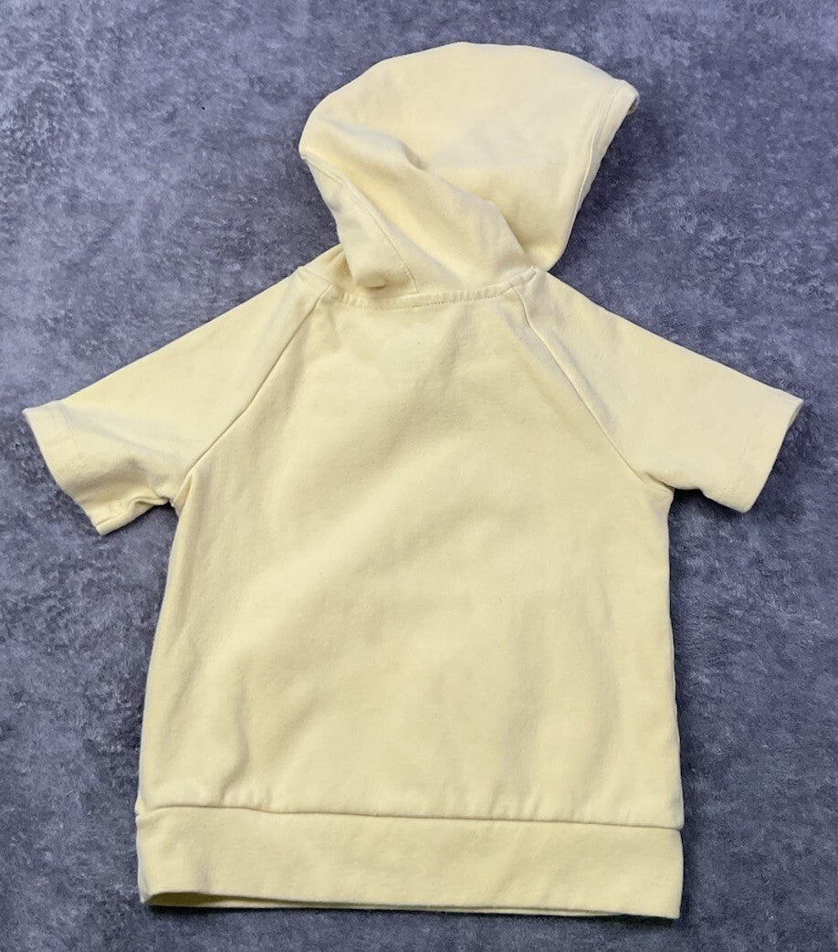 Easy-Peasy Hooded Short Sleeve Sweatshirt 12 months