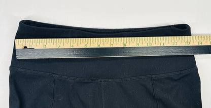 Calvin Klein Performance Black Bootcut Yoga Pants Split Hem Stretch Women's M
