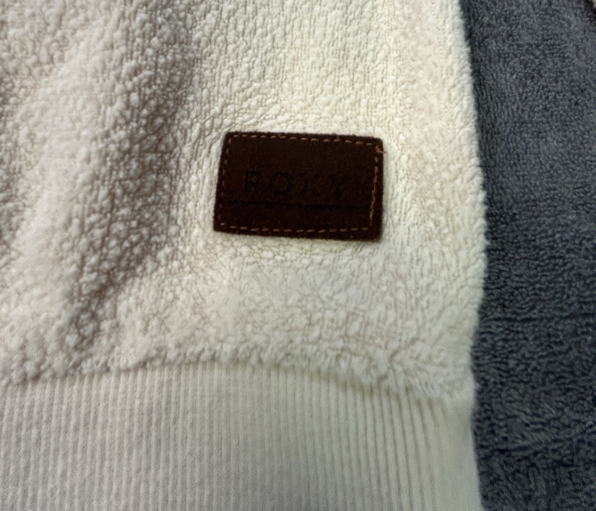Roxy Quarter Zip Hoodie Women's Cream Medium