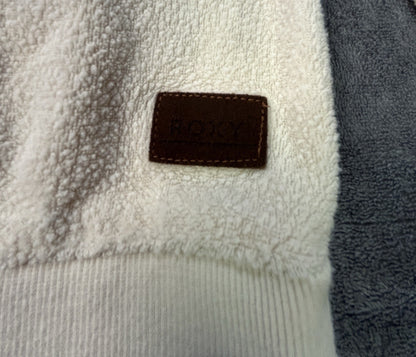Roxy Quarter Zip Hoodie Women's Cream Medium