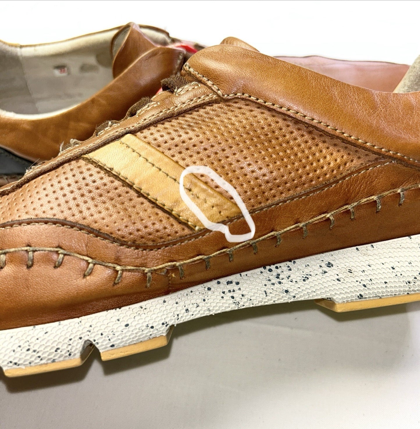 Pikolinos Men’s Brown Leather Slip On Comfort Shoes. EU-44, US 11 Casual Walking