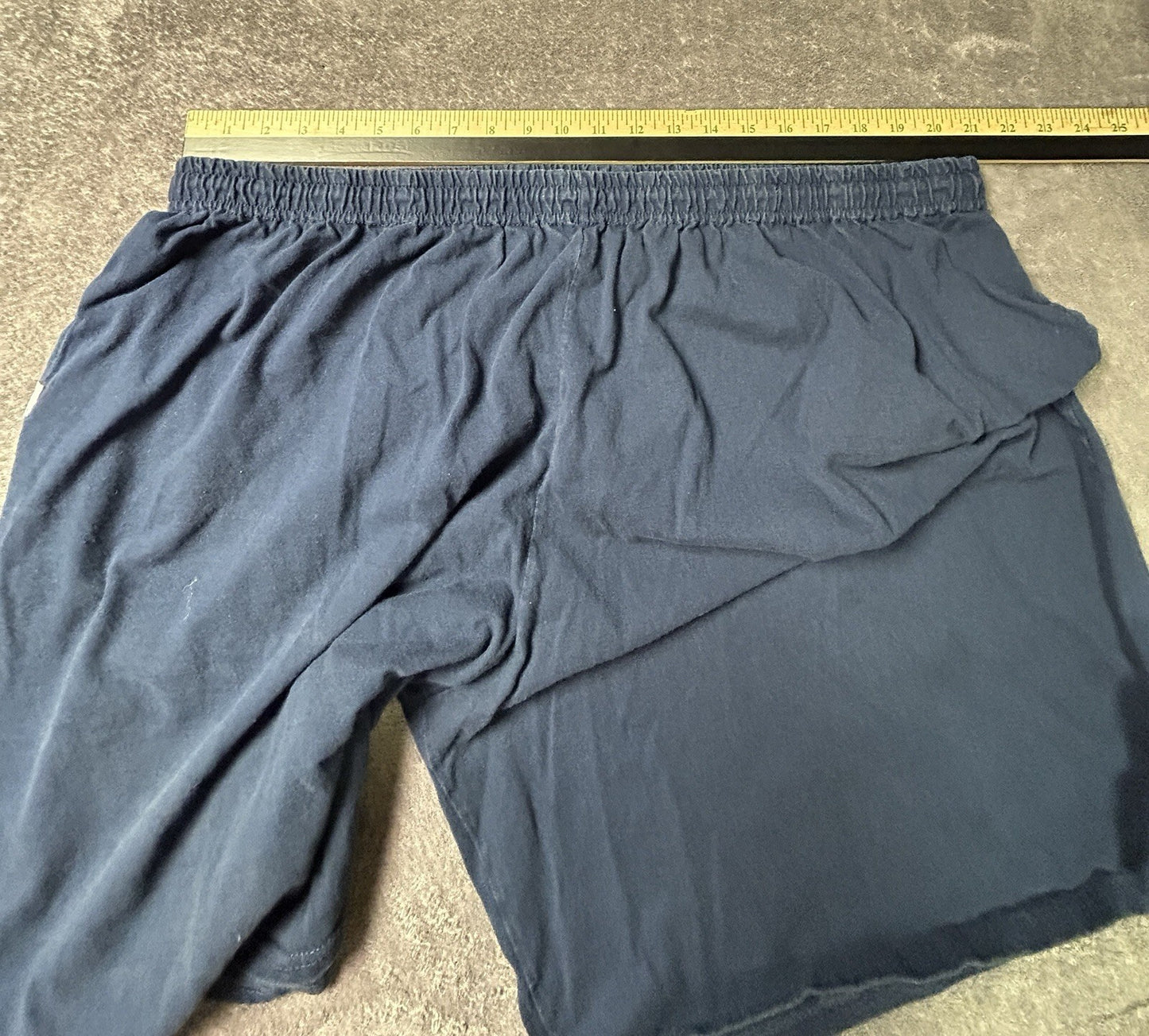 Russell Athletic Mens 4XL Navy Blue Elastic Waist Athletic Shorts