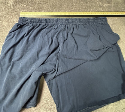 Russell Athletic Mens 4XL Navy Blue Elastic Waist Athletic Shorts