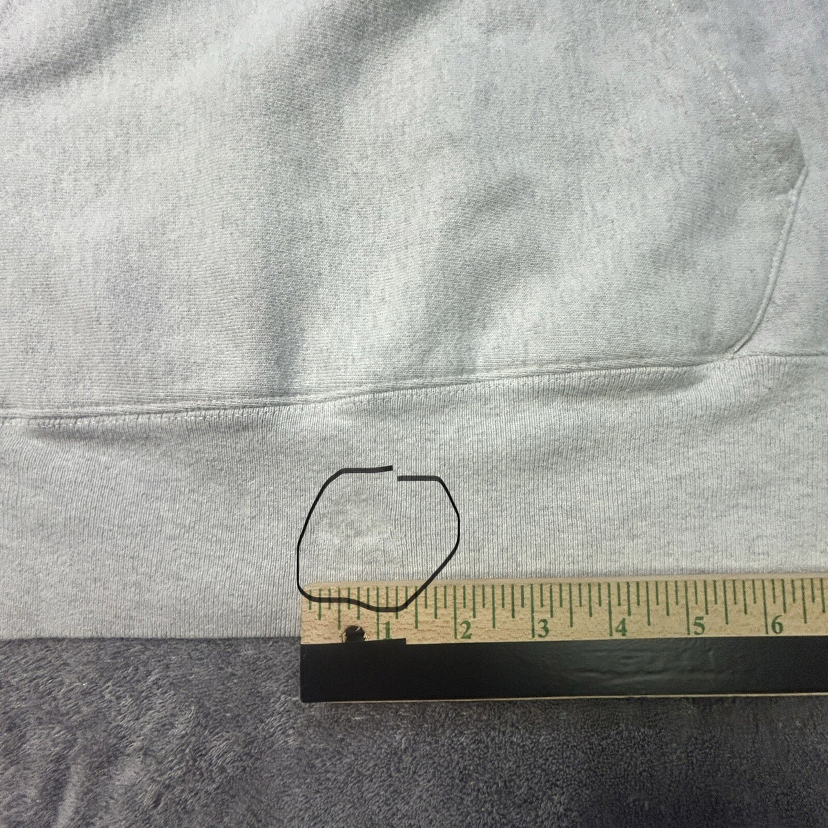 Champion Reverse Weave Hoodie Heather Gray M