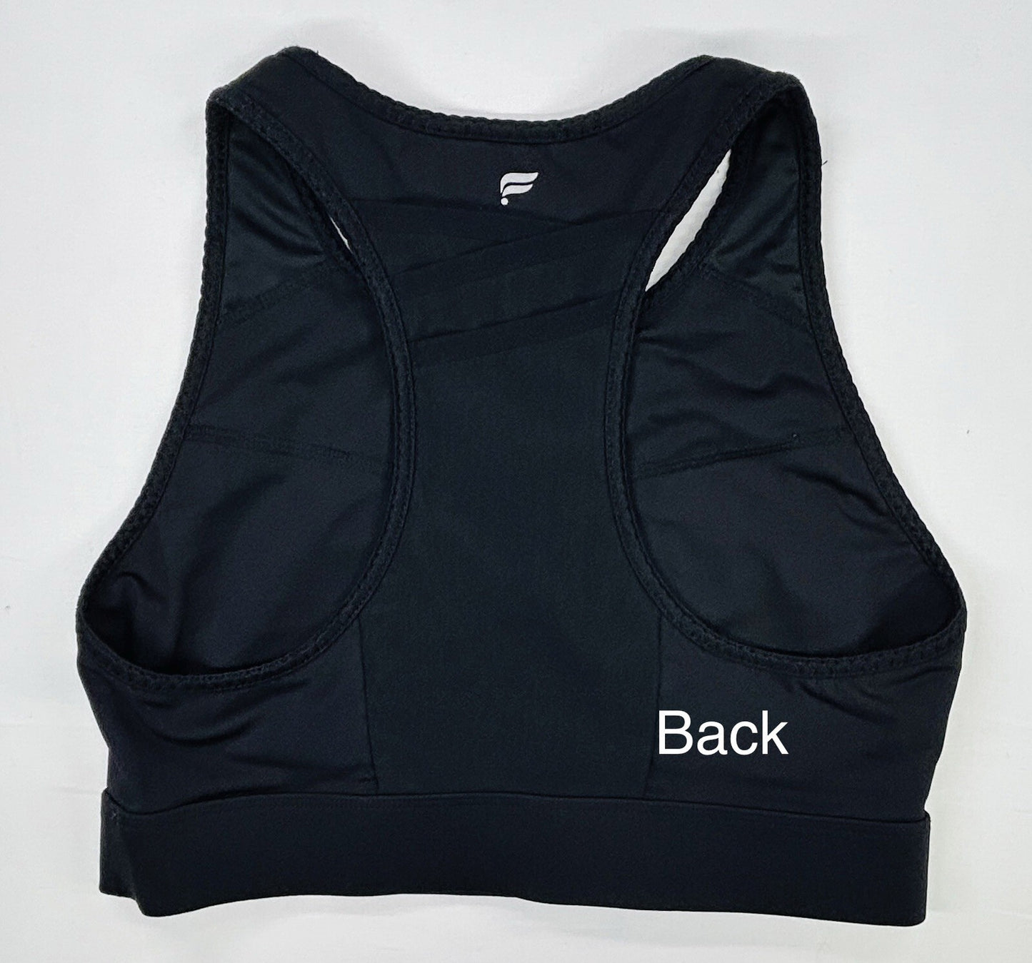 Fabletics Black Racerback Sports Bra Women Size Unknown Racerback