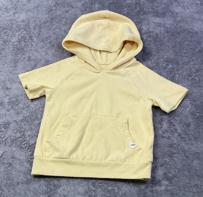 Easy-Peasy Hooded Short Sleeve Sweatshirt 12 months