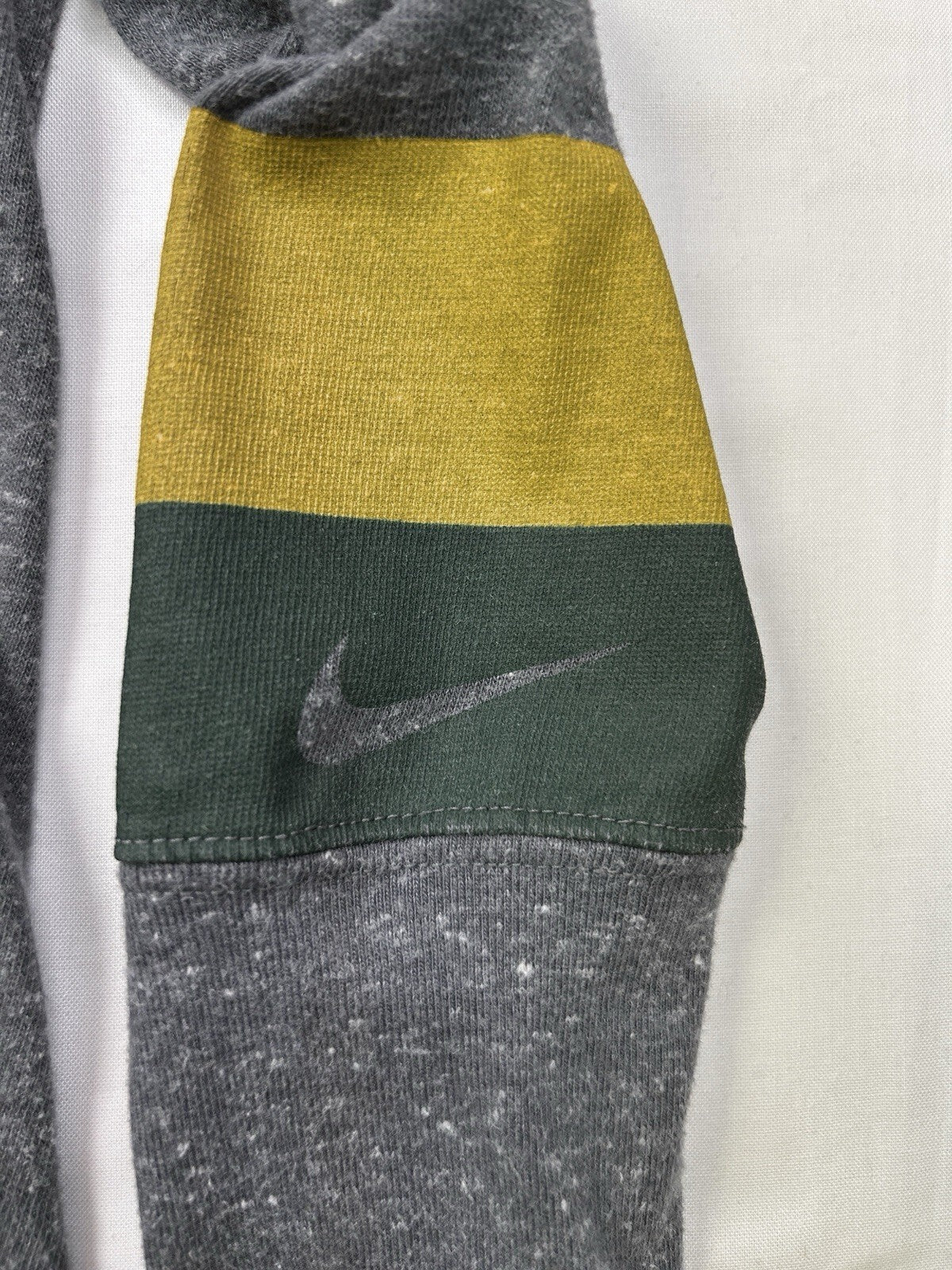 Nike Green Bay Packers Women’s Long Sleeve Shirt Gray NFL Team Apparel Medium