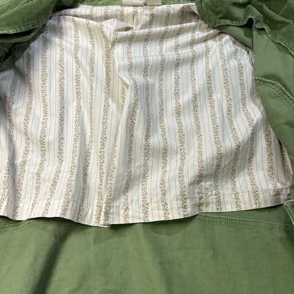 St Johns Bat Corduroy Blazer Jacket Green Lined Stretch 3XL