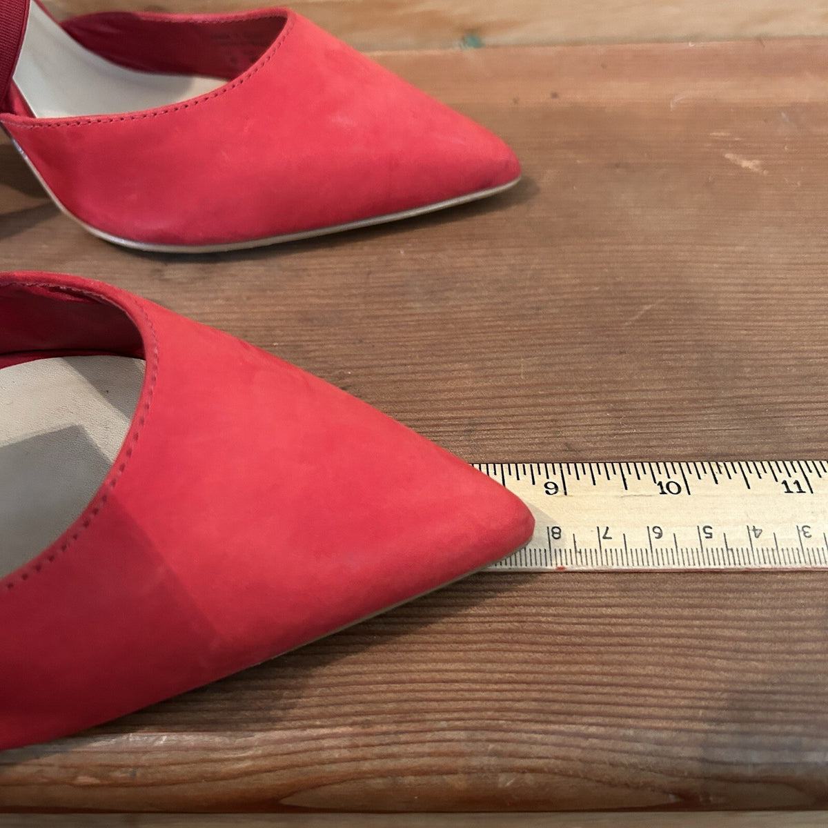 ALDO Red Suede Ybelilla Pointed w/Wrap-Around Elastic Strap