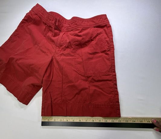 Patagonia Women's Organic Cotton Shorts Size 10 Red Coral Casual Outdoor Hiking