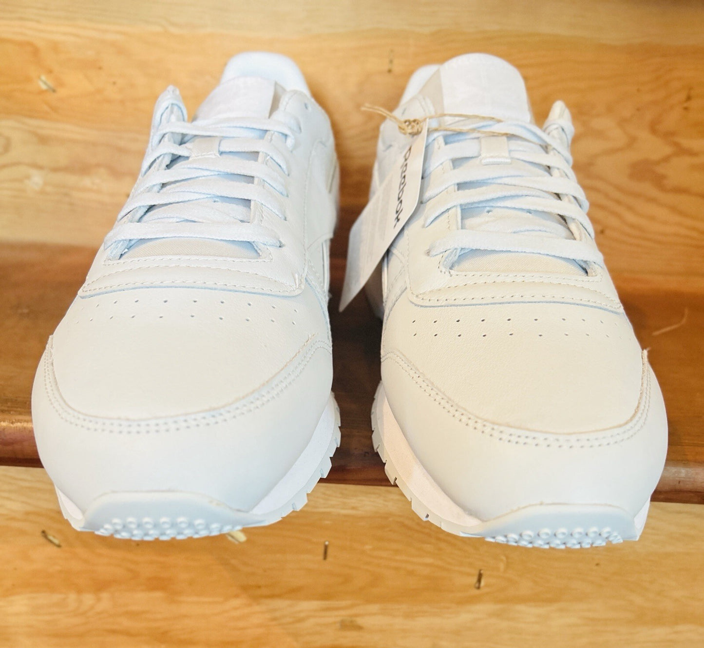 Reebok Classic Leather Men's Size 13 White Sneakers New With Box Casual Shoes