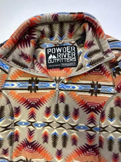 Powder River Outfitters Panhandle XL Western Aztec Southwest Fleece Pullover