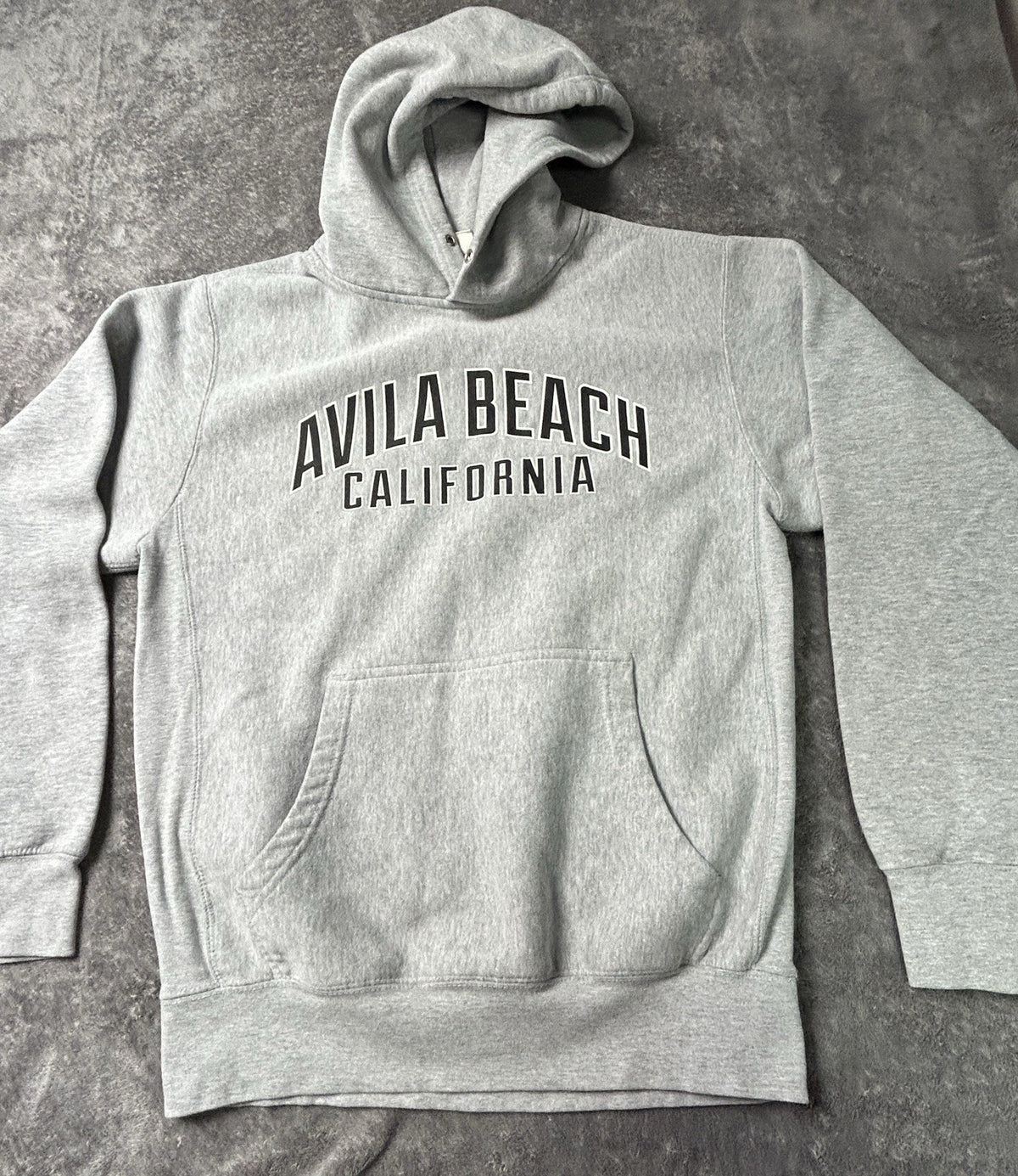 VTG MV Sport Pro-Weave Avila Beach California Gray Hoodie Size Small