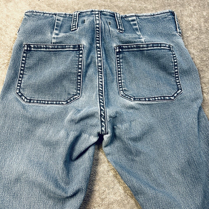 Free People Jeans W26 Frayed Hem Blue