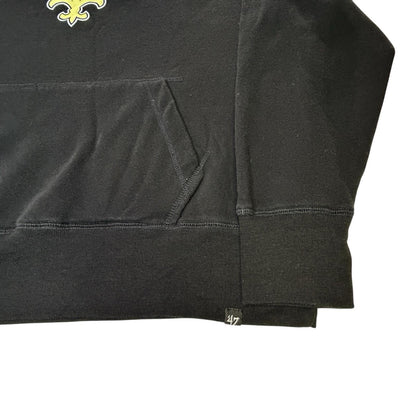 47 Brand New Orleans Saints Hoodie Mens XL Black NFL Pullover Sweatshirt