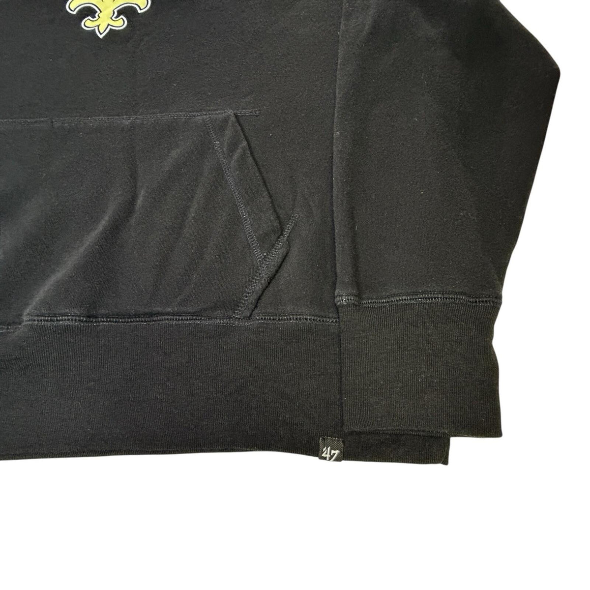 47 Brand New Orleans Saints Hoodie Mens XL Black NFL Pullover Sweatshirt