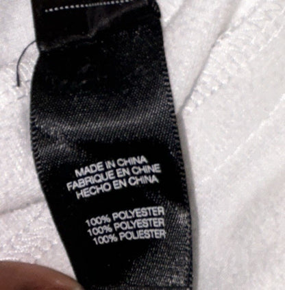Kenneth Cole New York Mens Medium White Full Zip Athletic Jacket