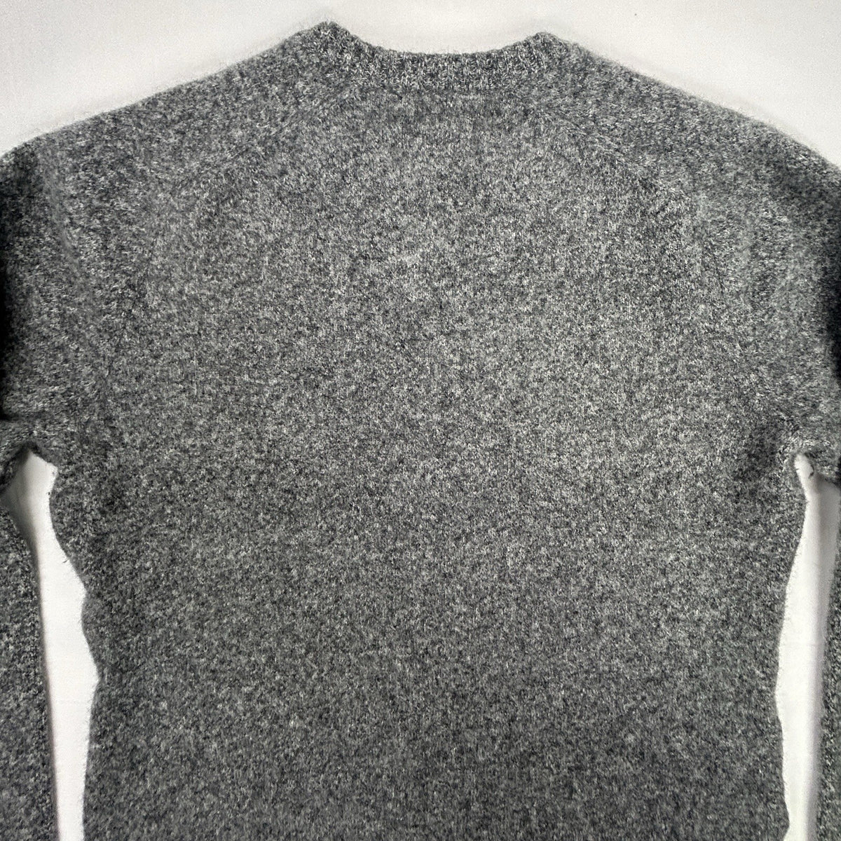 Original Penguin 100% Lambswool Gray V-Neck Sweater Men's Large Logo Soft
