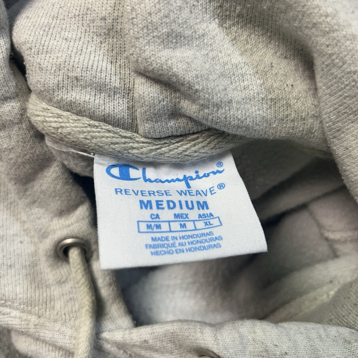 Champion Reverse Weave Hoodie Heather Gray M