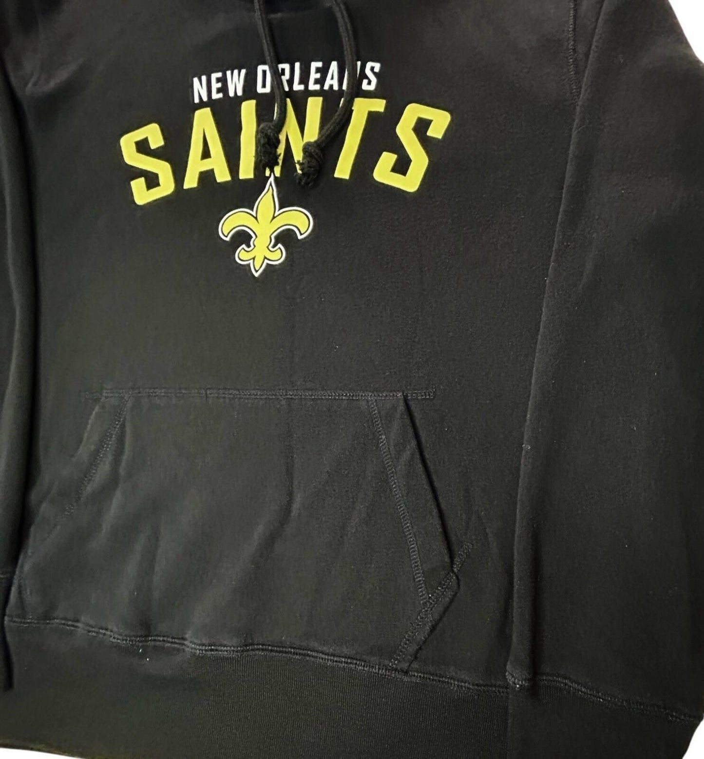 47 Brand New Orleans Saints Hoodie Mens XL Black NFL Pullover Sweatshirt