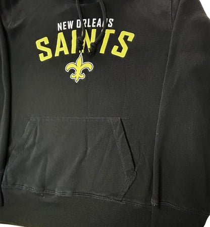 47 Brand New Orleans Saints Hoodie Mens XL Black NFL Pullover Sweatshirt