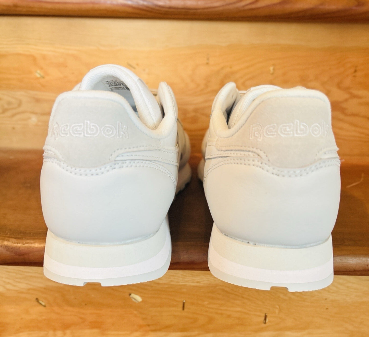 Reebok Classic Leather Men's Size 13 White Sneakers New With Box Casual Shoes