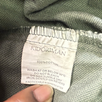 Kidoriman Pokku Pants 2.0 Men’s 3XL Green Cotton Baggy Japanese Streetwear