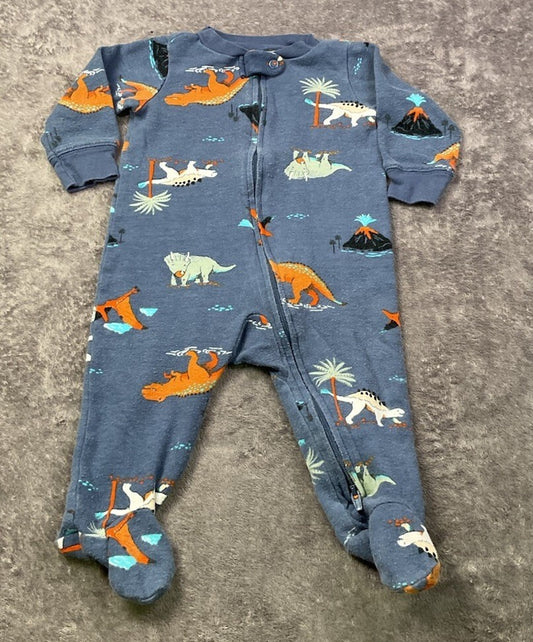 🦖 Carter's Dinosaur Dual-Zip Sleeper (6 Months)