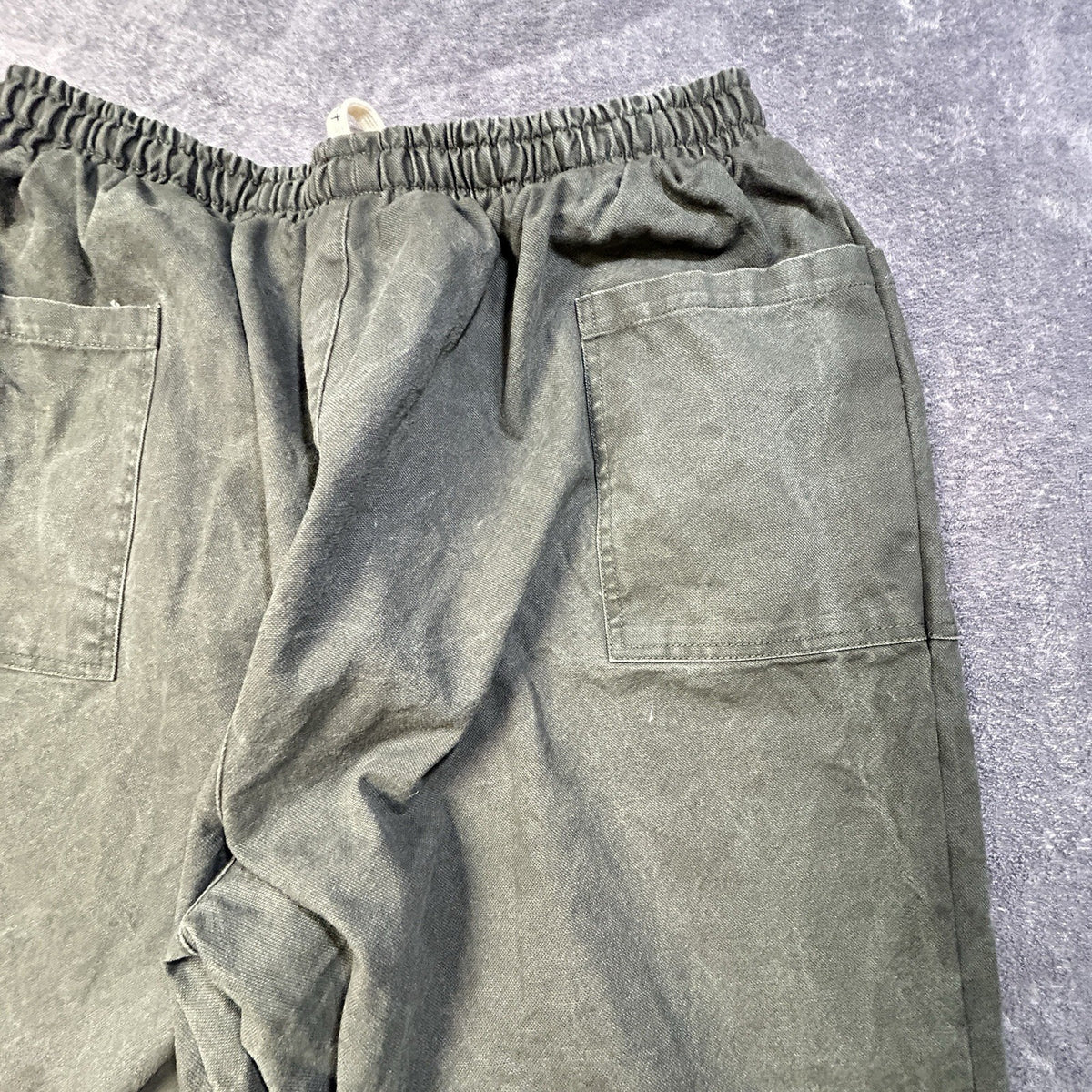 Kidoriman Pokku Pants 2.0 Men’s 3XL Green Cotton Baggy Japanese Streetwear