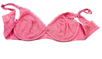 Curvy Couture Intimates 42G Pink Lace Racerback Underwire Bra D1280E